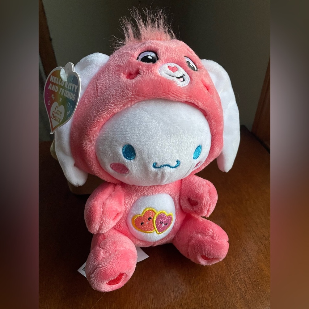 Sanrio Cinnamoroll x Care Bears Love a Lot Plush Stuffed Animal